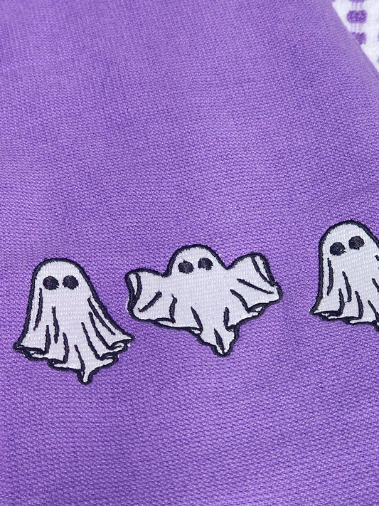 Purple Dancing Ghosts Kitchen Towels Set of 4