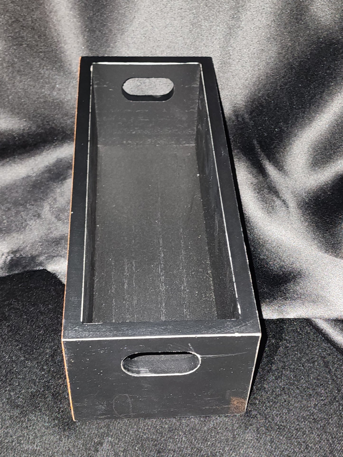 Happy Halloween Trick or Treat Wood Bin Box