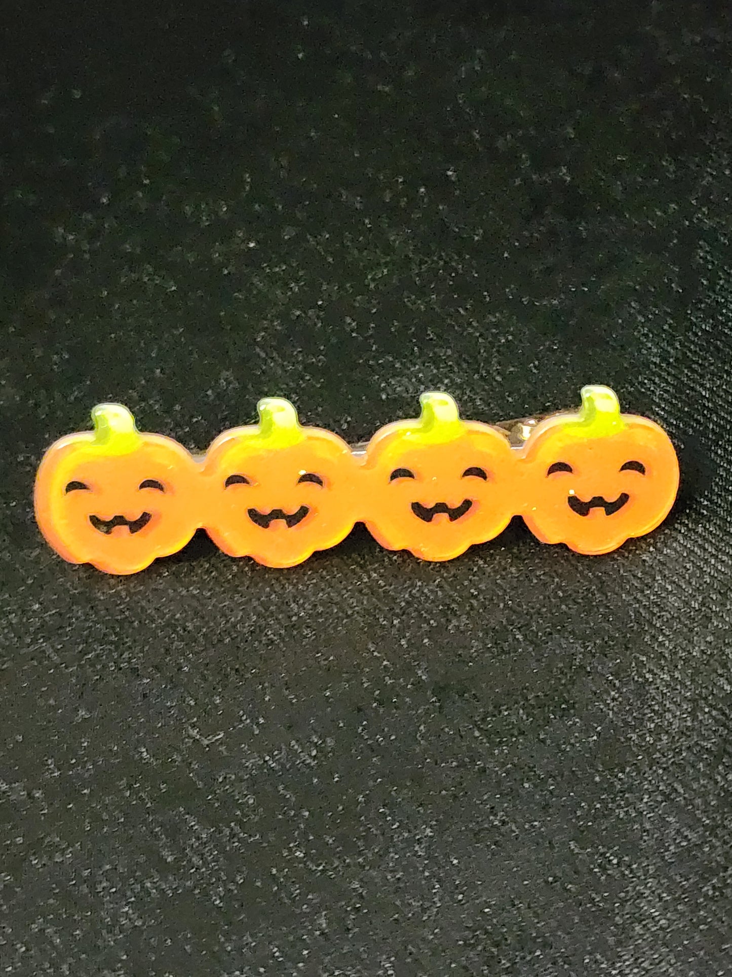 Halloween Hair Clip Black Cat, Pumpkins, Candy Corn, Witch, Cauldron