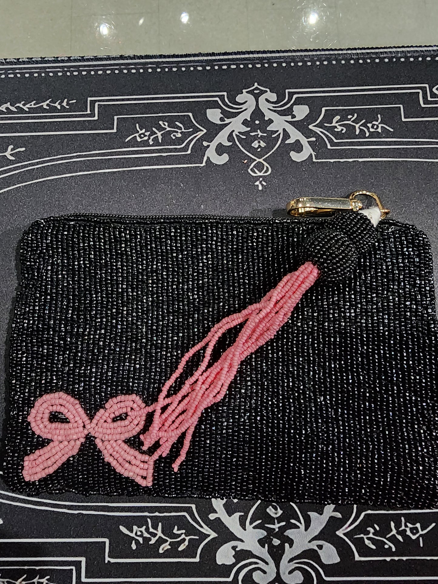 Luxury Beaded Gothic Skull Purse Bag Crossbody Clutch