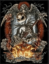Rocker Jack Skellington, Nightmare Diamond Art Kit Diamond Art - Gothic & Alternative Gift - Haunted