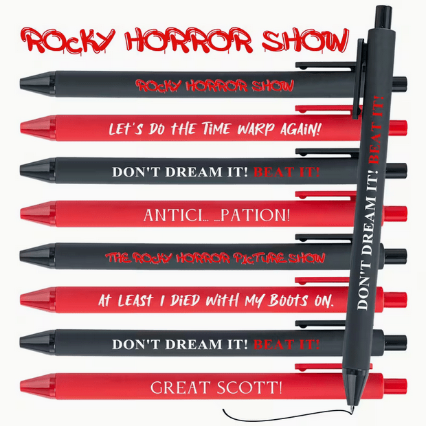 Rocky Horror Picture Show Ballpoint Pen Halloween Goth Accessories - Gothic & Alternative Gift - Haunted