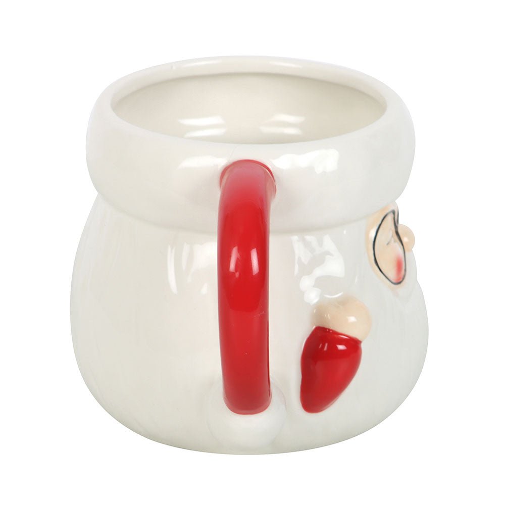 Santa Claus Shaped Mug Christmas Holiday drinkware - Gothic & Alternative Gift - Haunted