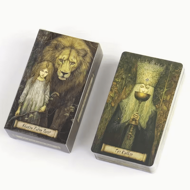 Shadow Fate Russian Tarot Card Deck Witch Supplies - Gothic & Alternative Gift - Haunted