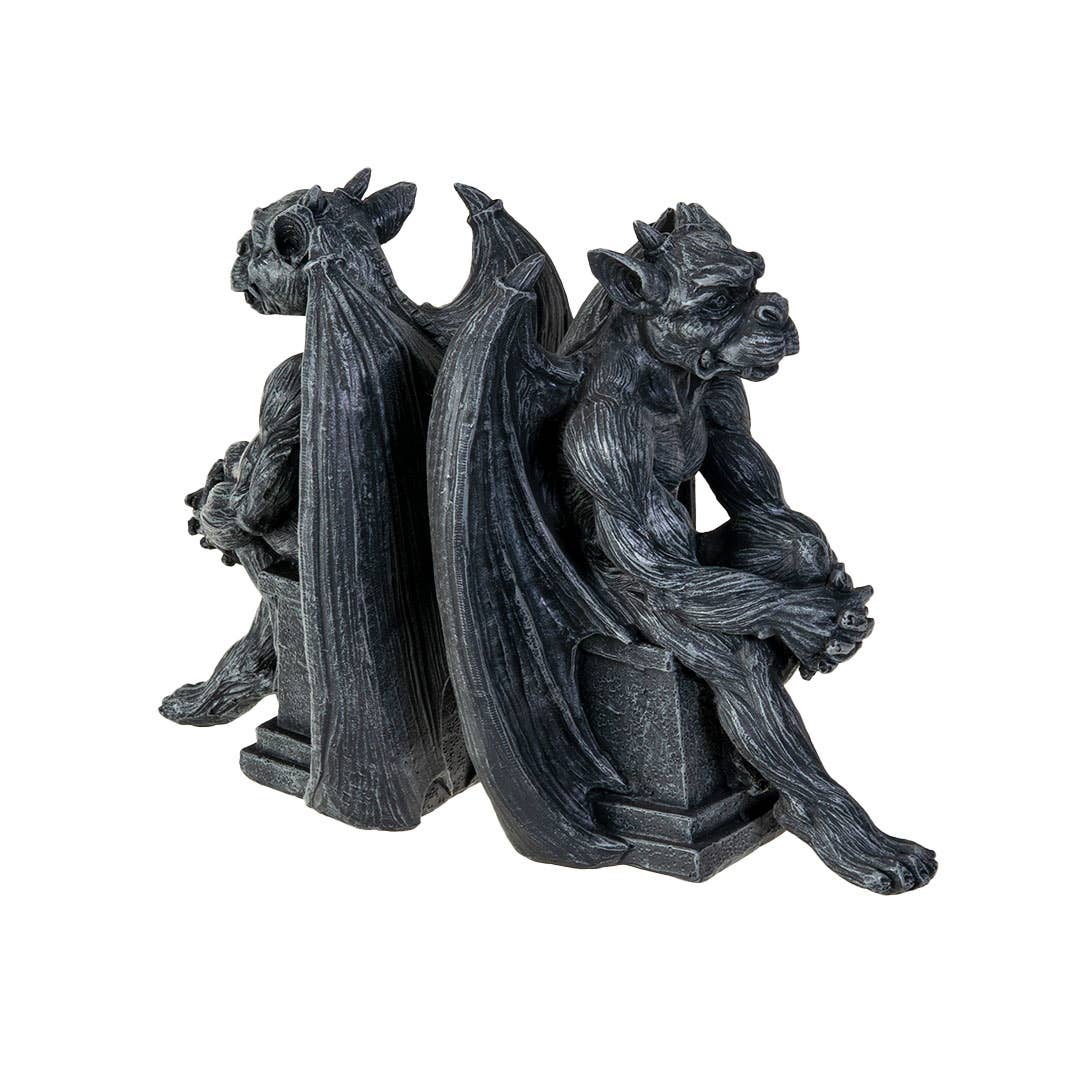 Sitting Gargoyle Bookends Book Holders Bookends - Gothic & Alternative Gift - Haunted