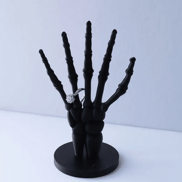 Skeleton Hand Jewelry Box Ring Holder Tray Witchy Jewelry - Gothic & Alternative Gift - Haunted