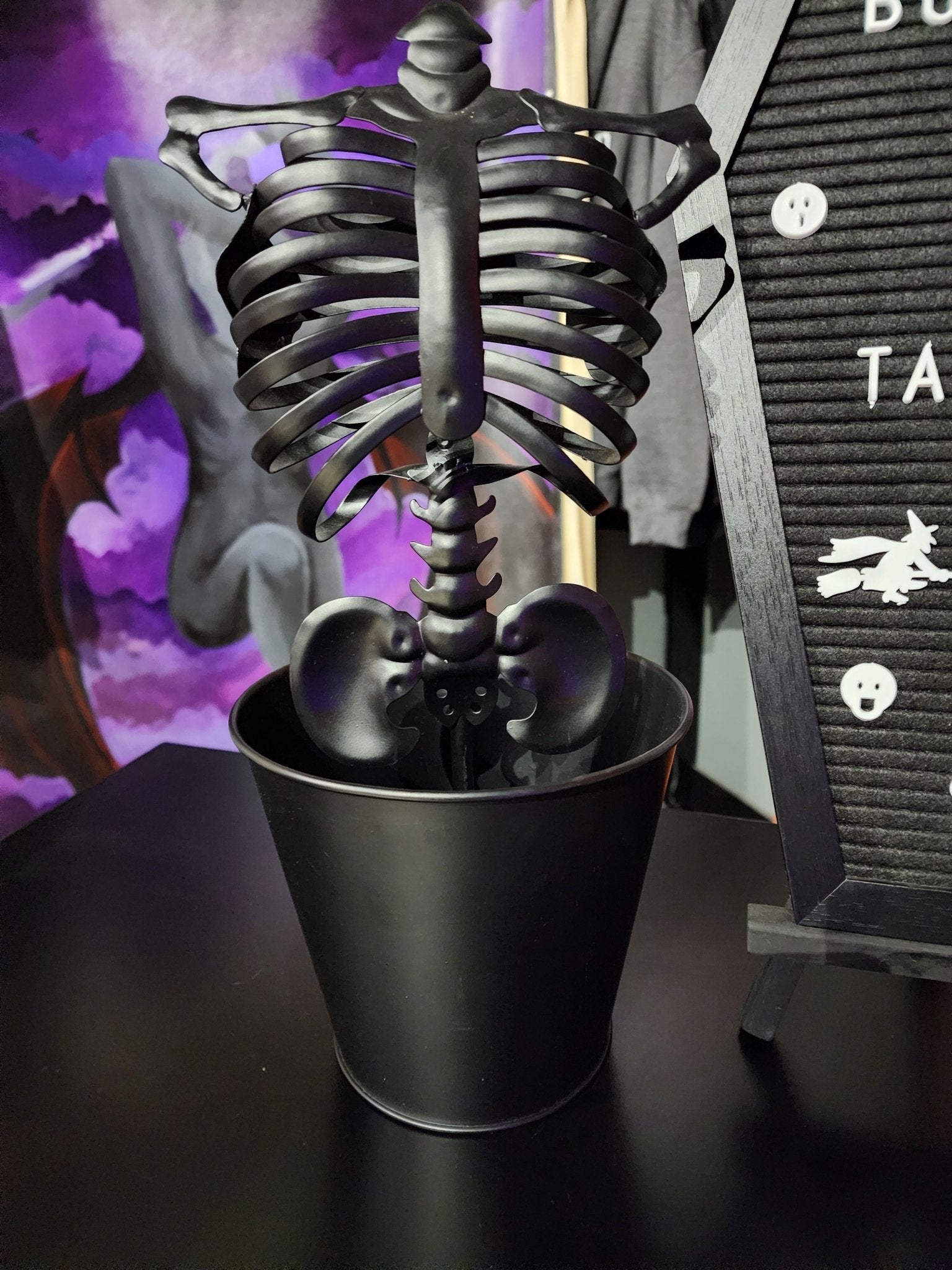 Skeleton Planter Planters - Gothic & Alternative Gift - Haunted