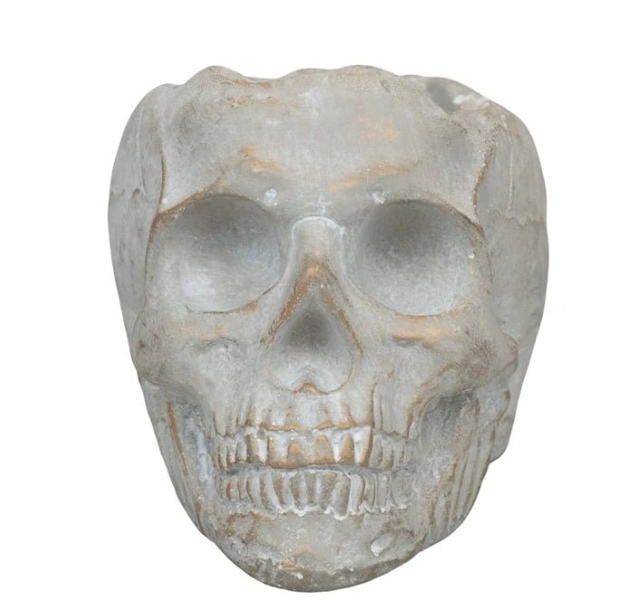 Skull Filled Golden Orchard XLarge Candle Candles - Gothic & Alternative Gift - Haunted