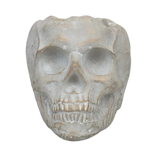 Skull Filled Golden Orchard XLarge Candle Candles - Gothic & Alternative Gift - Haunted