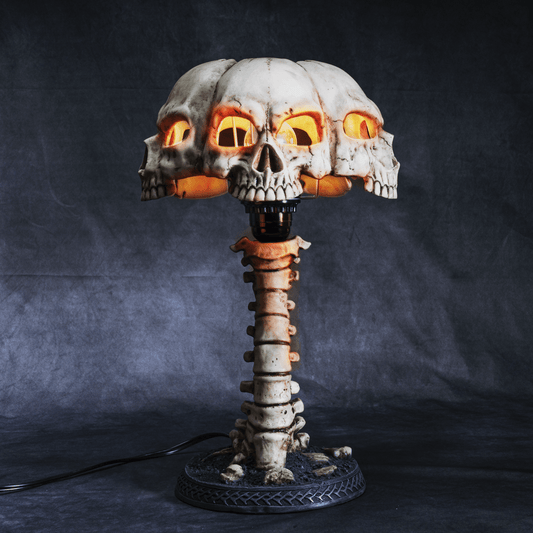 Skull Lamp Home Decor - Gothic & Alternative Gift - Haunted