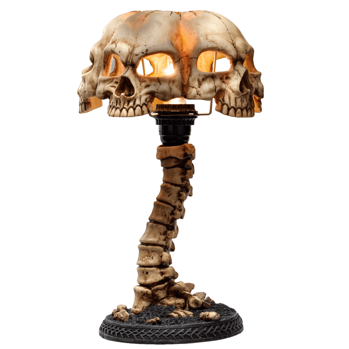 Skull Lamp Home Decor - Gothic & Alternative Gift - Haunted
