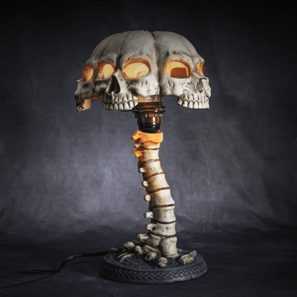 Skull Lamp Home Decor - Gothic & Alternative Gift - Haunted