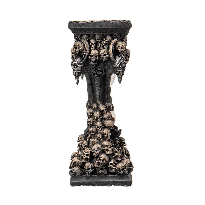 Skulls Sands of Death Timer Hour Glass Sand Timer Statue Home Decor - Gothic & Alternative Gift - Haunted