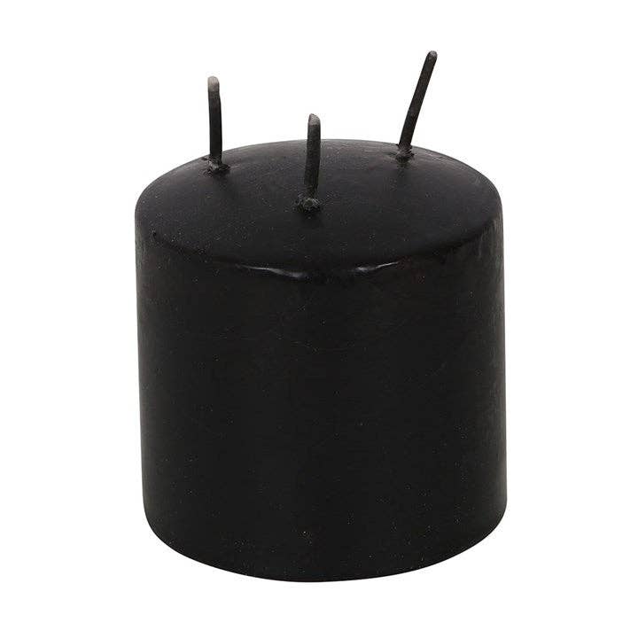 Small Pink Vampire Tears Gothic Bleeding Pillar Candle Candles - Gothic & Alternative Gift - Haunted
