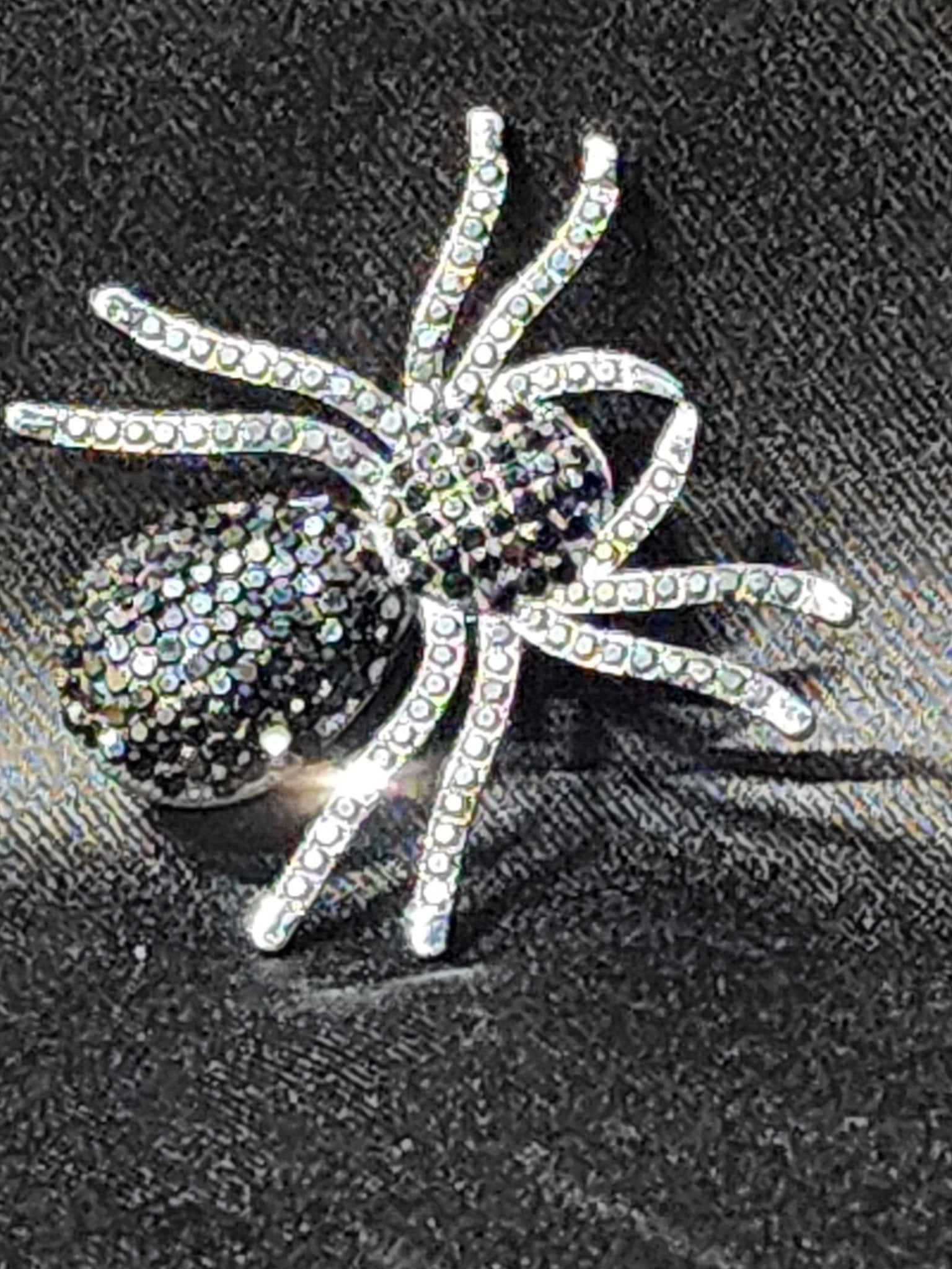 Sparkle Spider Hair Clip Whimsigoth Accessories - Gothic & Alternative Gift - Haunted