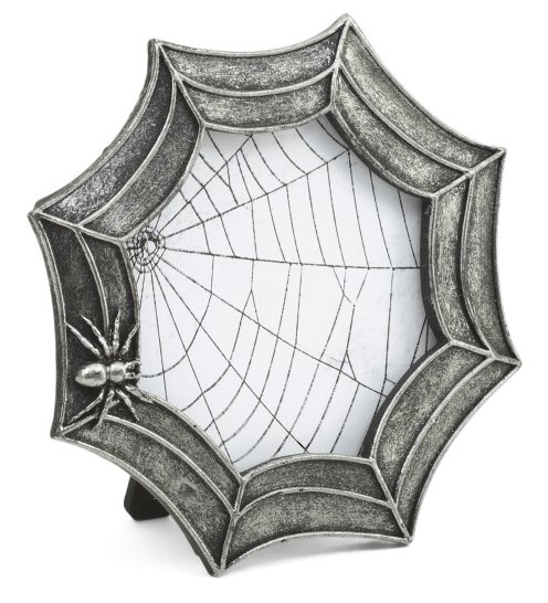 Spider-Web with spider spooky picture frame Home Decor - Gothic & Alternative Gift - Haunted
