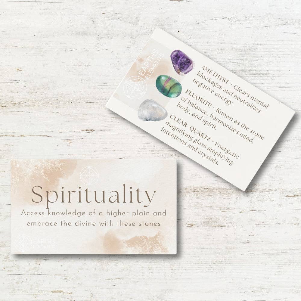 Spirituality Intentions Bracelet Set Crystal - Gothic & Alternative Gift - Haunted