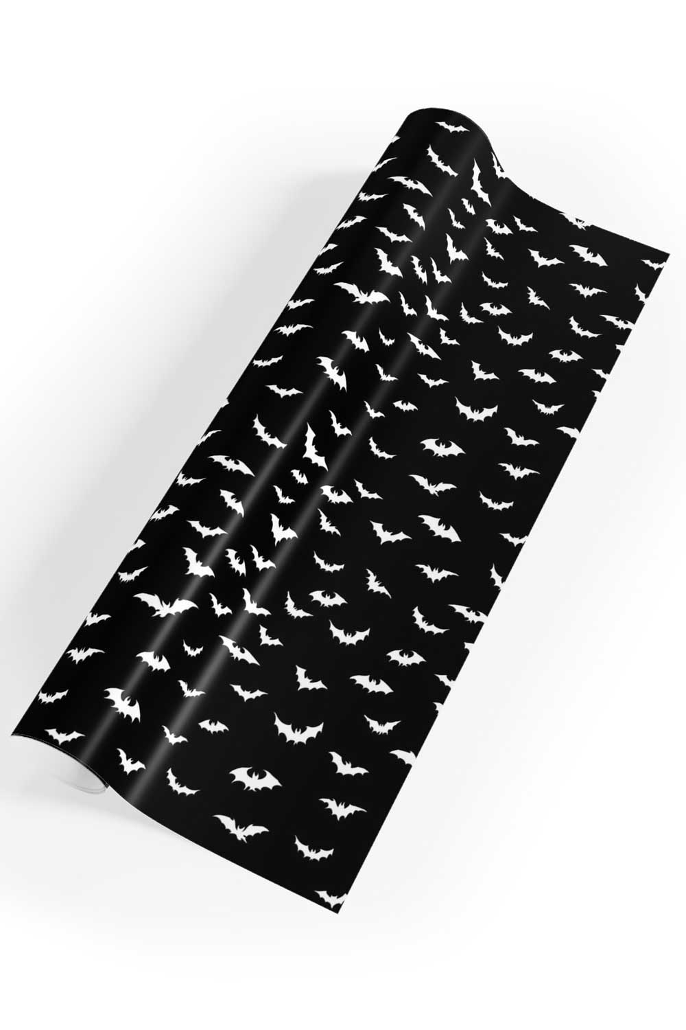 Spooky Bats Wrapping Paper [30" x 196"] Wrapping Paper - Gothic & Alternative Gift - Haunted