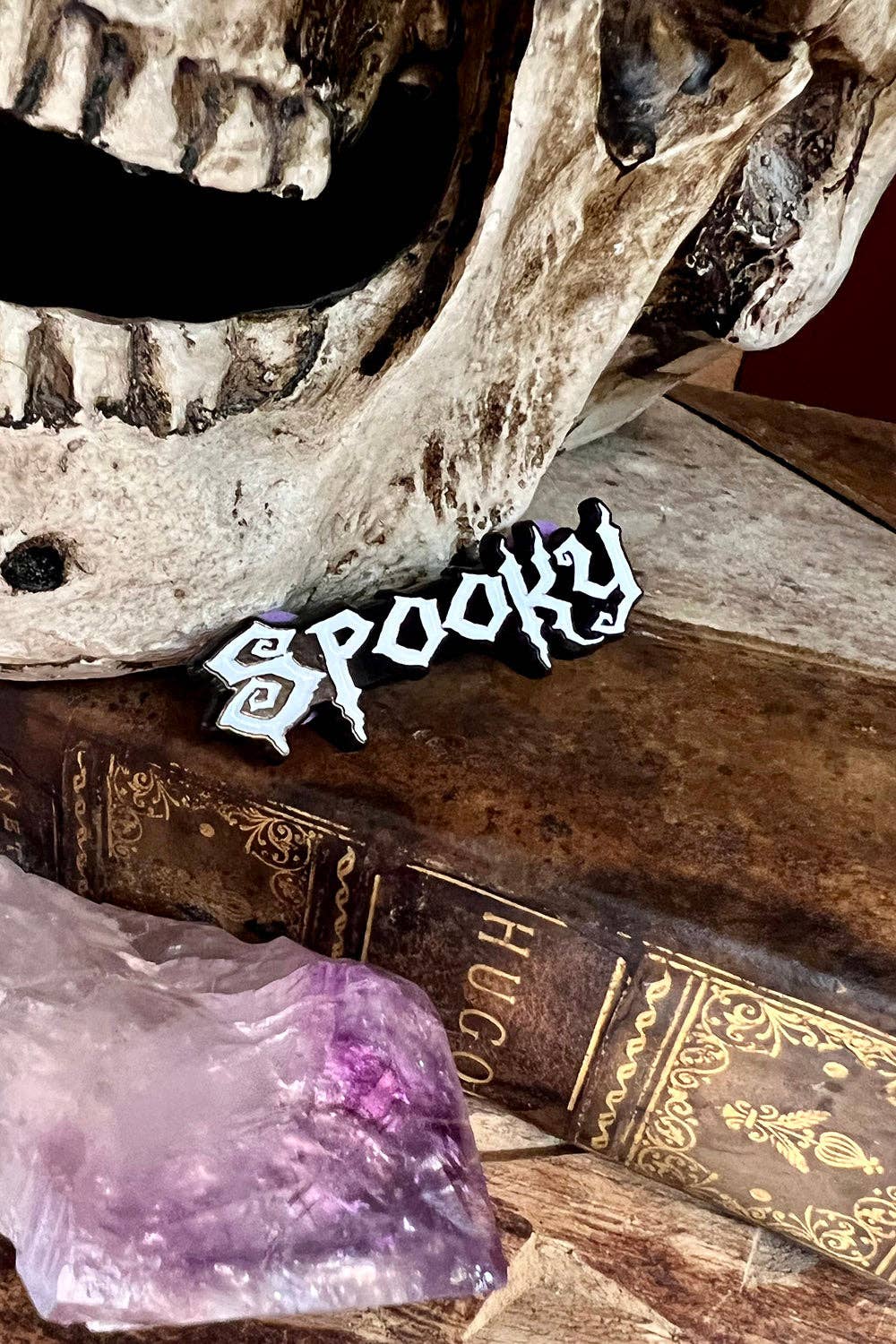 Spooky Enamel Pin Goth Dark Accessories - Gothic & Alternative Gift - Haunted