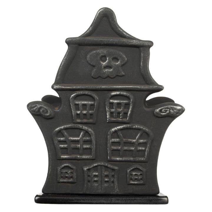 Spooky House Halloween Ceramic Electric Wax Melt Warmer Accessories - Gothic & Alternative Gift - Haunted