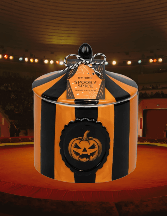 Spooky Spice Creepy Circus Halloween Candle | Ceramic Candles - Gothic & Alternative Gift - Haunted