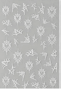 Spooky Spiderweb nail sticker sheet Beauty - Gothic & Alternative Gift - Haunted