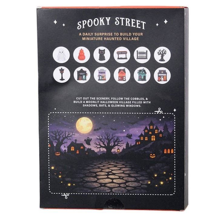 Spooky Street 12-Day Halloween Advent Calendar Accessories - Gothic & Alternative Gift - Haunted