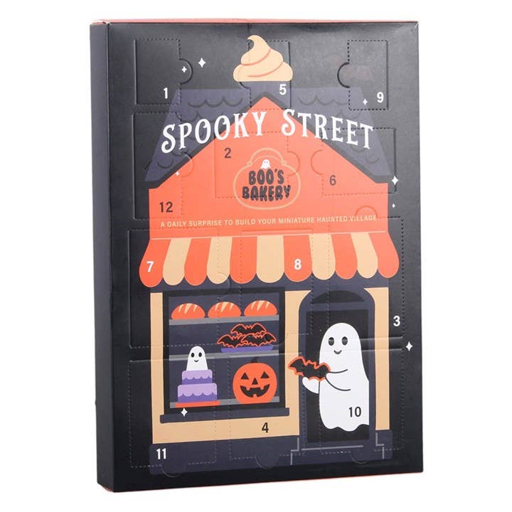 Spooky Street 12-Day Halloween Advent Calendar Accessories - Gothic & Alternative Gift - Haunted