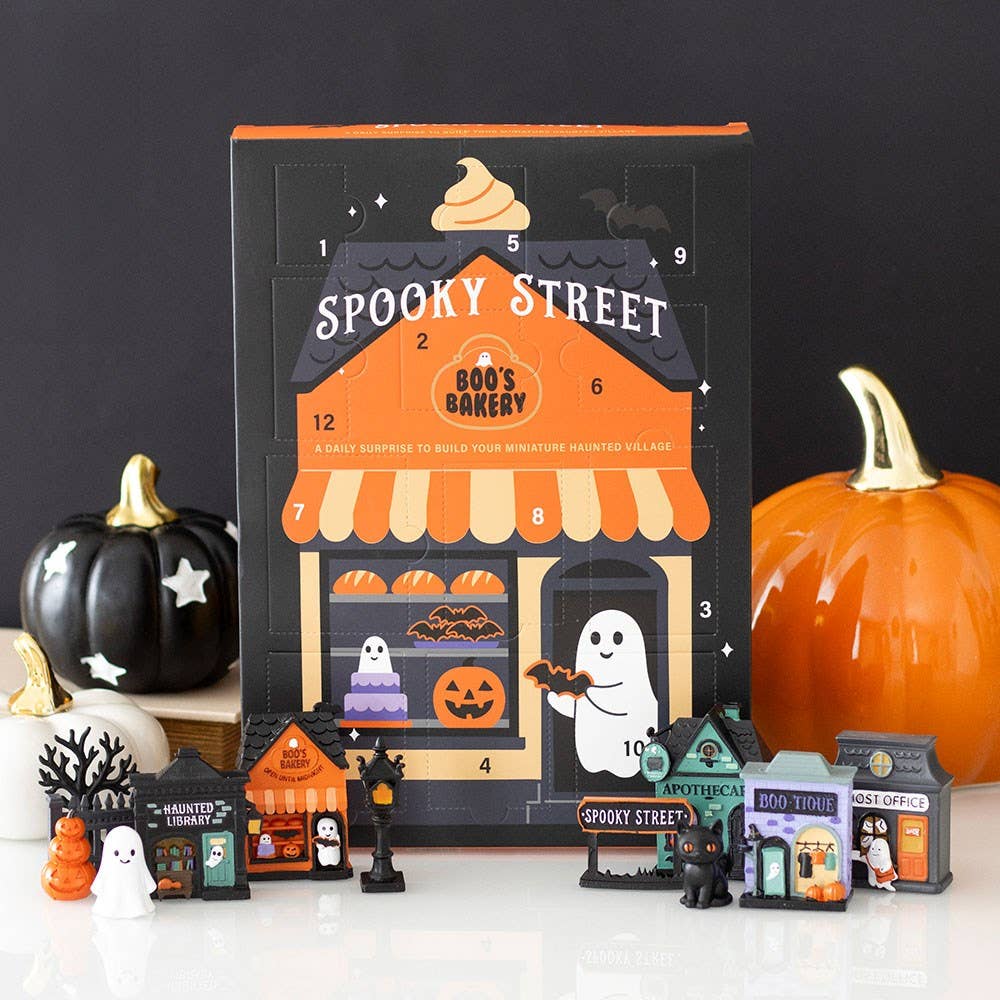 Spooky Street 12-Day Halloween Advent Calendar Accessories - Gothic & Alternative Gift - Haunted