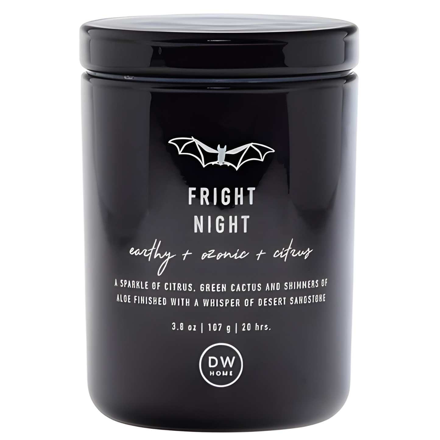 Fright Night - Mini Glass Candle citrus, green cactus, aloe, sandstone