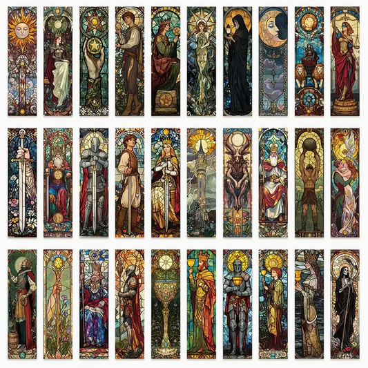 Stained Glass Tarot Bookmark Books - Gothic & Alternative Gift - Haunted