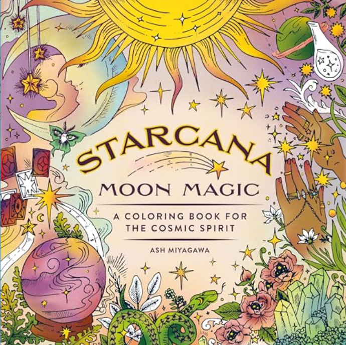 Starcana Moon Magic Coloring Book for the Cosmic Spirit Books - Gothic & Alternative Gift - Haunted