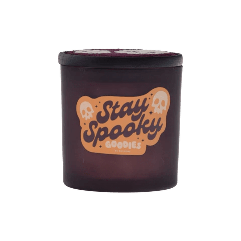 Stay Spooky Large Glass Candle Candles - Gothic & Alternative Gift - Haunted