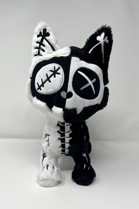 Stitch Kitty Skeleton Cat Plush Toy Stuffed Animals - Gothic & Alternative Gift - Haunted