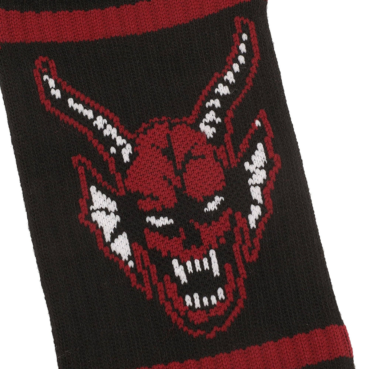 Stranger Things Hellfire Club Striped Men's Athletic Crew Socks Accessories - Gothic & Alternative Gift - Haunted