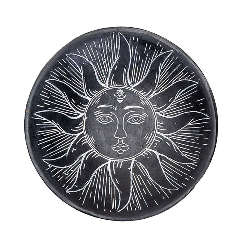 Sun and Moon Resin Offering Bowl for Rituals Witch Supplies - Gothic & Alternative Gift - Haunted