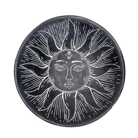 Sun and Moon Resin Offering Bowl for Rituals Witch Supplies - Gothic & Alternative Gift - Haunted
