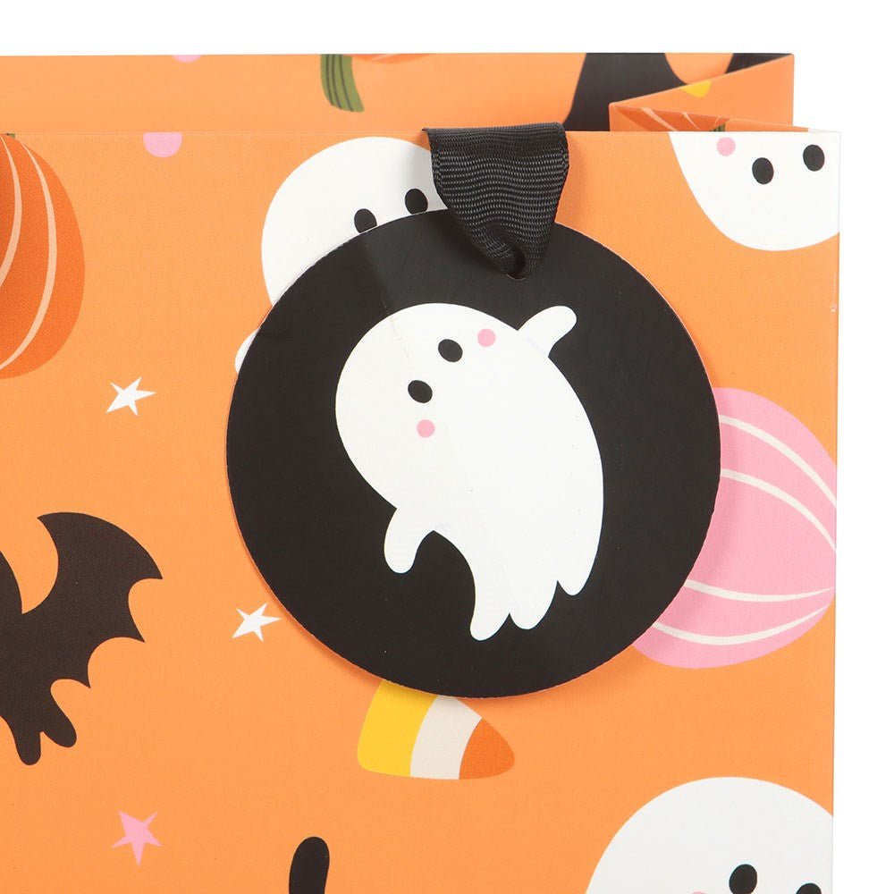 Sweet and Spooky Ghost Print Gift Bag Wrapping Paper - Gothic & Alternative Gift - Haunted
