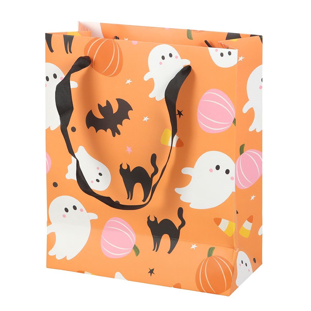Sweet and Spooky Ghost Print Gift Bag Wrapping Paper - Gothic & Alternative Gift - Haunted