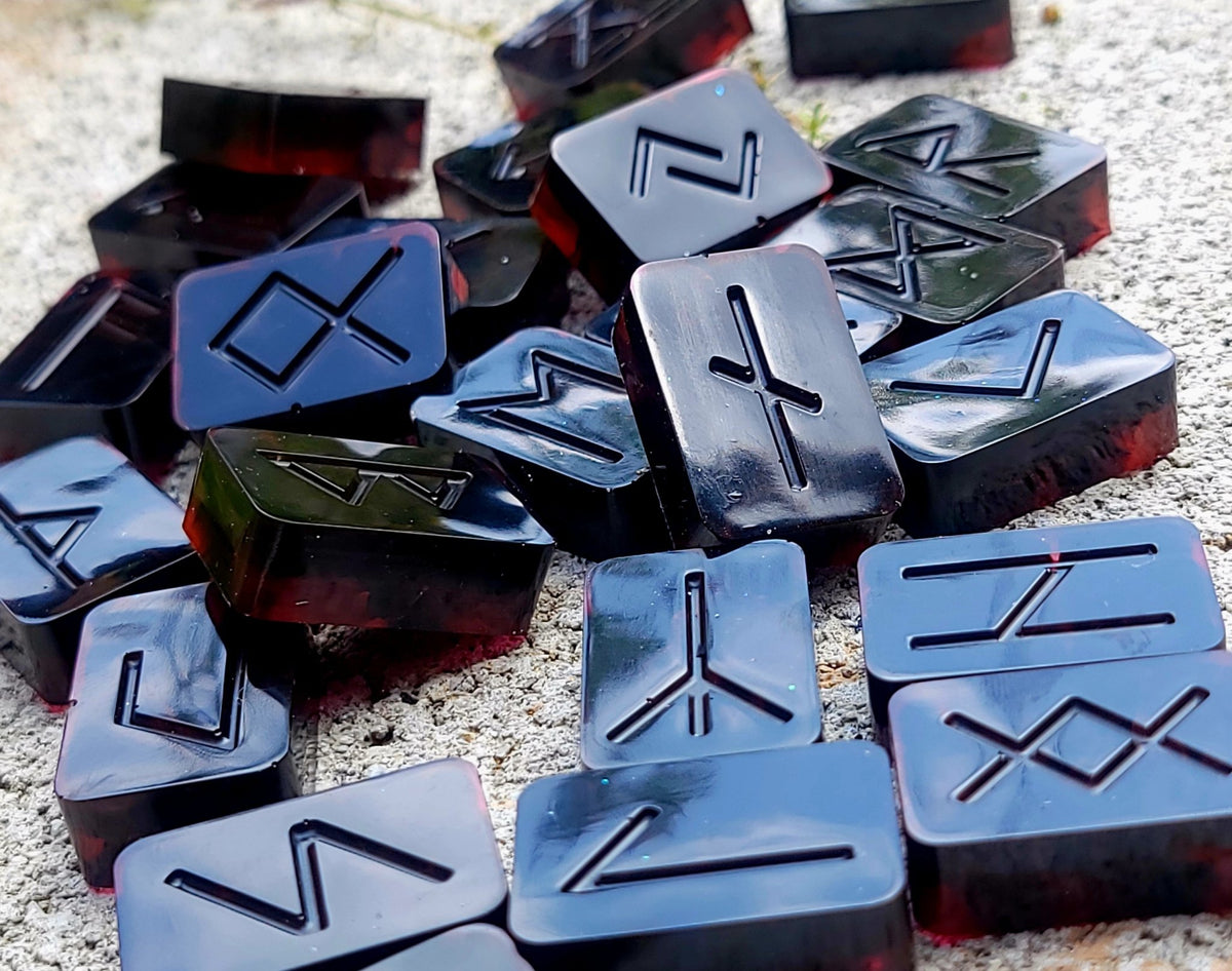 Tainted Blood Rune set Witch Supplies - Gothic & Alternative Gift - Haunted