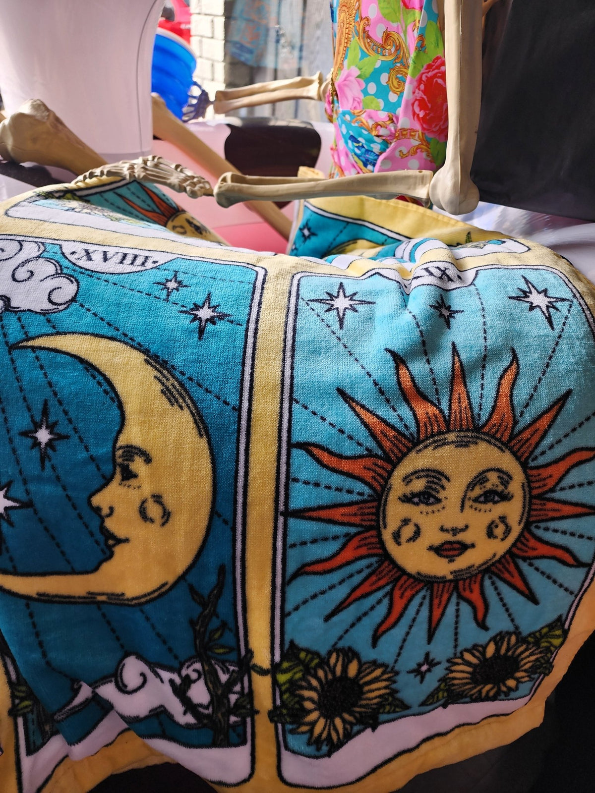 Tarot Beach Towel Home Decor - Gothic & Alternative Gift - Haunted