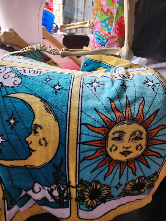 Tarot Beach Towel Home Decor - Gothic & Alternative Gift - Haunted