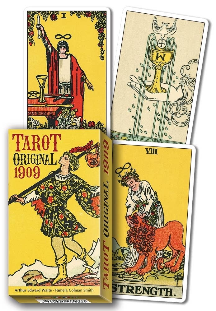 Tarot Original 1909 Deck – 78 Classic Rider-Waite-Smith Cards Tarot Decks - Gothic & Alternative Gift - Haunted