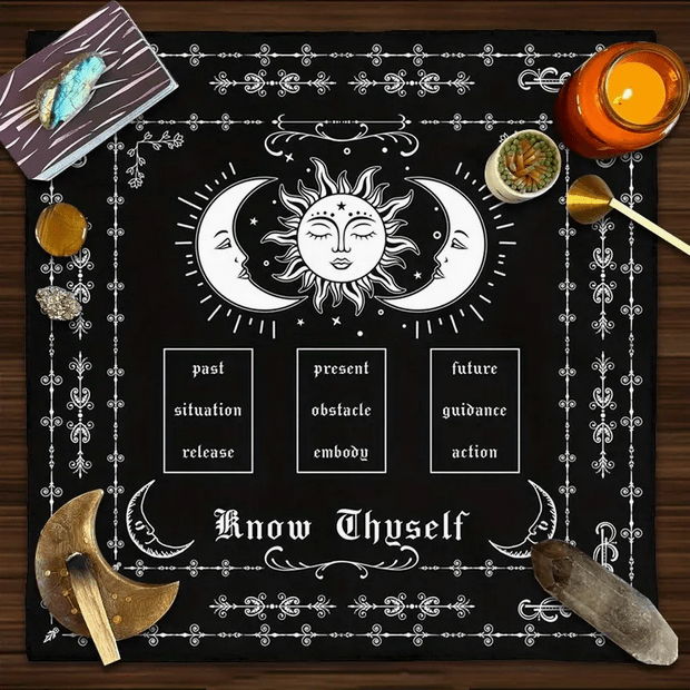 Tarot Reading Card Guide Altar Cloths Witch Supplies - Gothic & Alternative Gift - Haunted