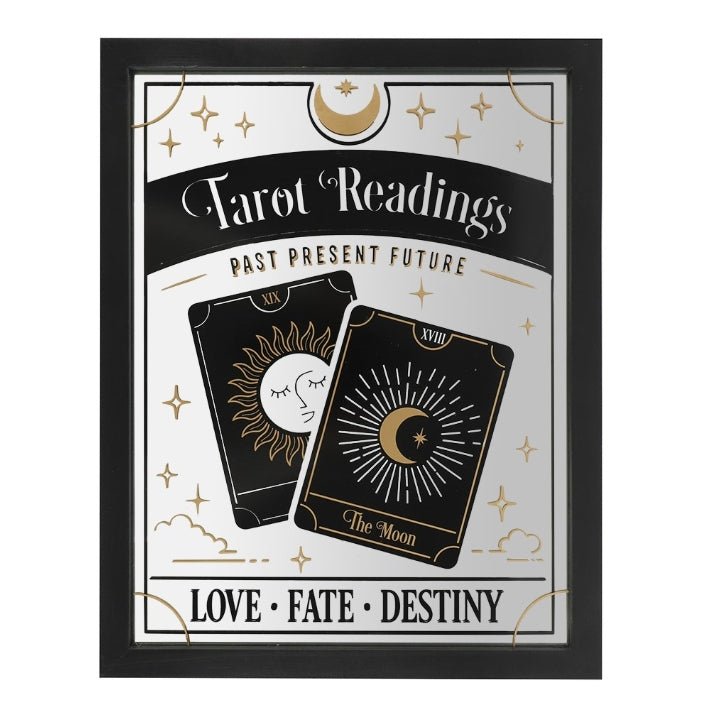 Tarot Readings Mirrored Wall Hanging Wall Hanging - Gothic & Alternative Gift - Haunted