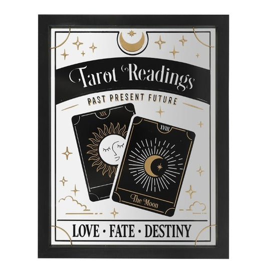 Tarot Readings Mirrored Wall Hanging Wall Hanging - Gothic & Alternative Gift - Haunted