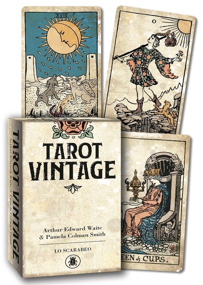 Tarot Vintage: English Tarot Card Deck Accessories - Gothic & Alternative Gift - Haunted