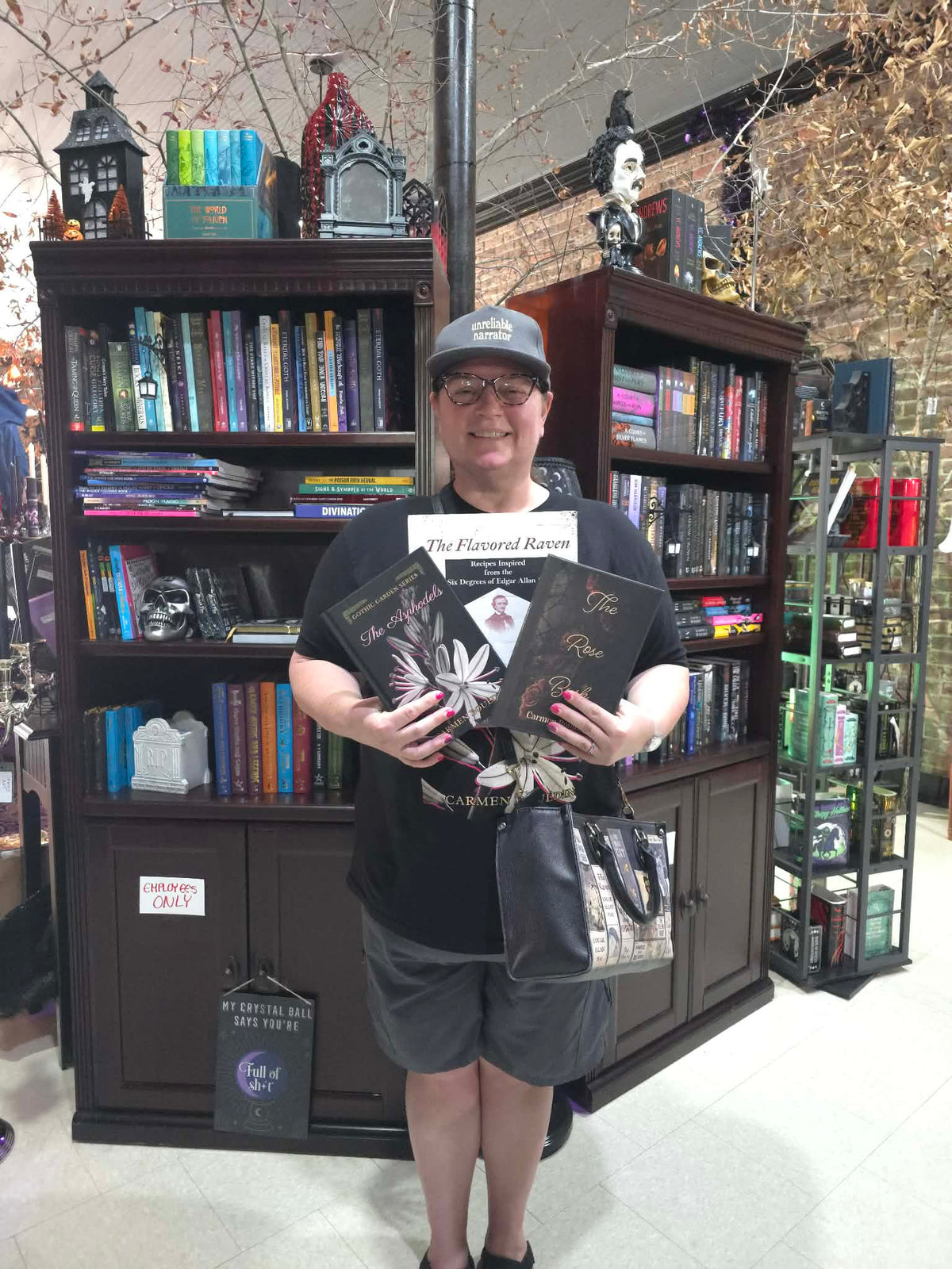 The Asphodels by Carmen Bouldin – Author Signed Paperback Books - Gothic & Alternative Gift - Haunted