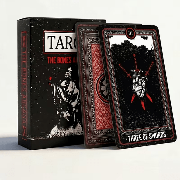 The Bones Arcana Tarot Card Deck Witch Supplies - Gothic & Alternative Gift - Haunted