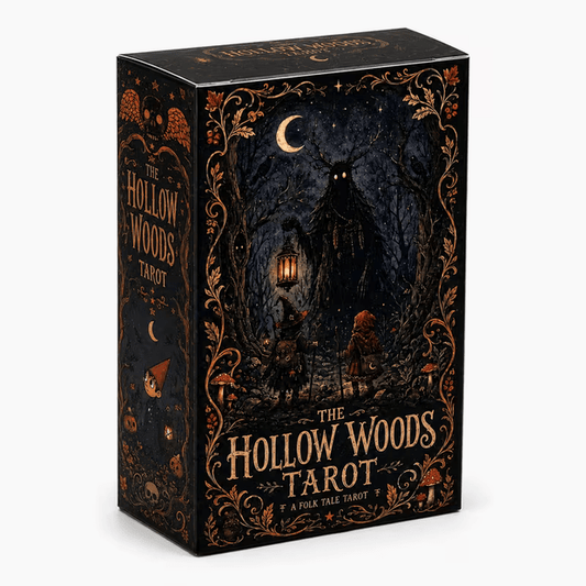 The Hollow Woods Tarot Card Deck – 78 Cards, No Guidebook Witch Supplies - Gothic & Alternative Gift - Haunted